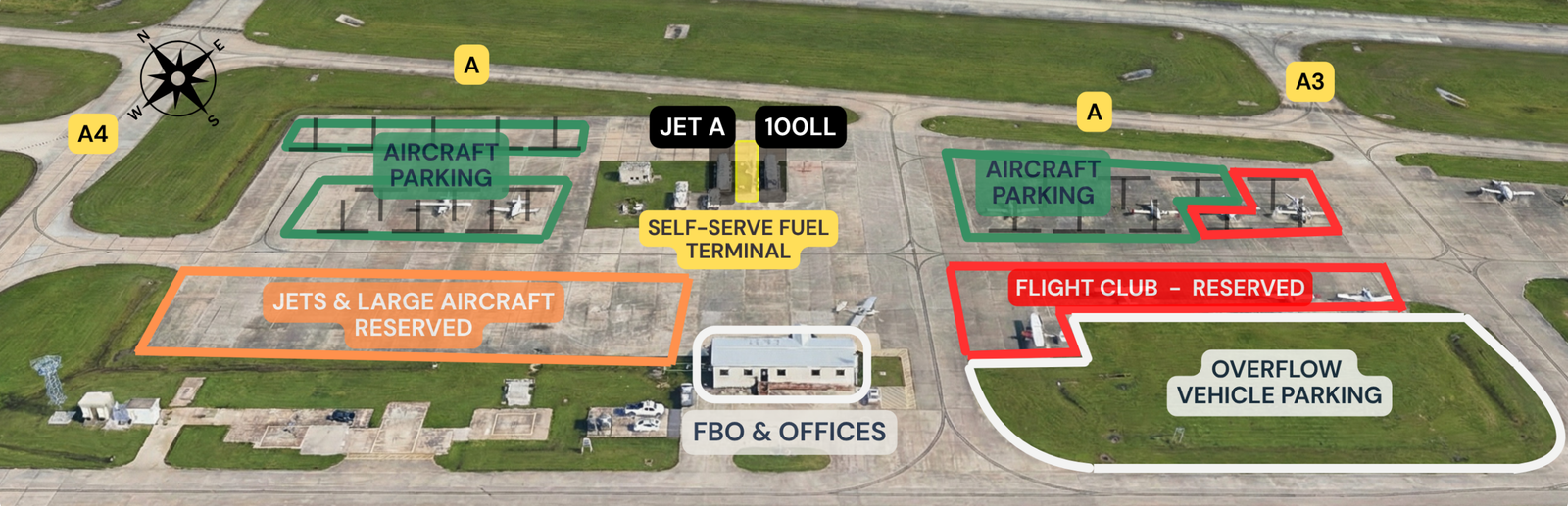 KLVJ Parking Map
